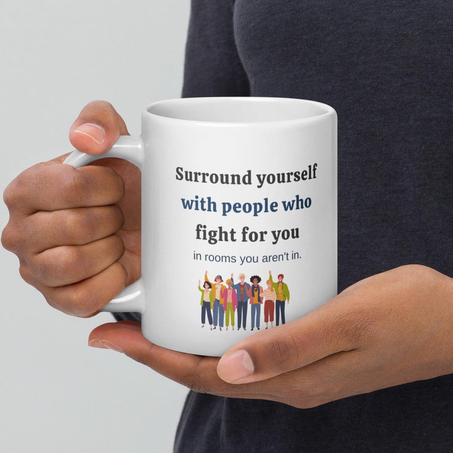 Support Circle Message Mug - Inspire Cups