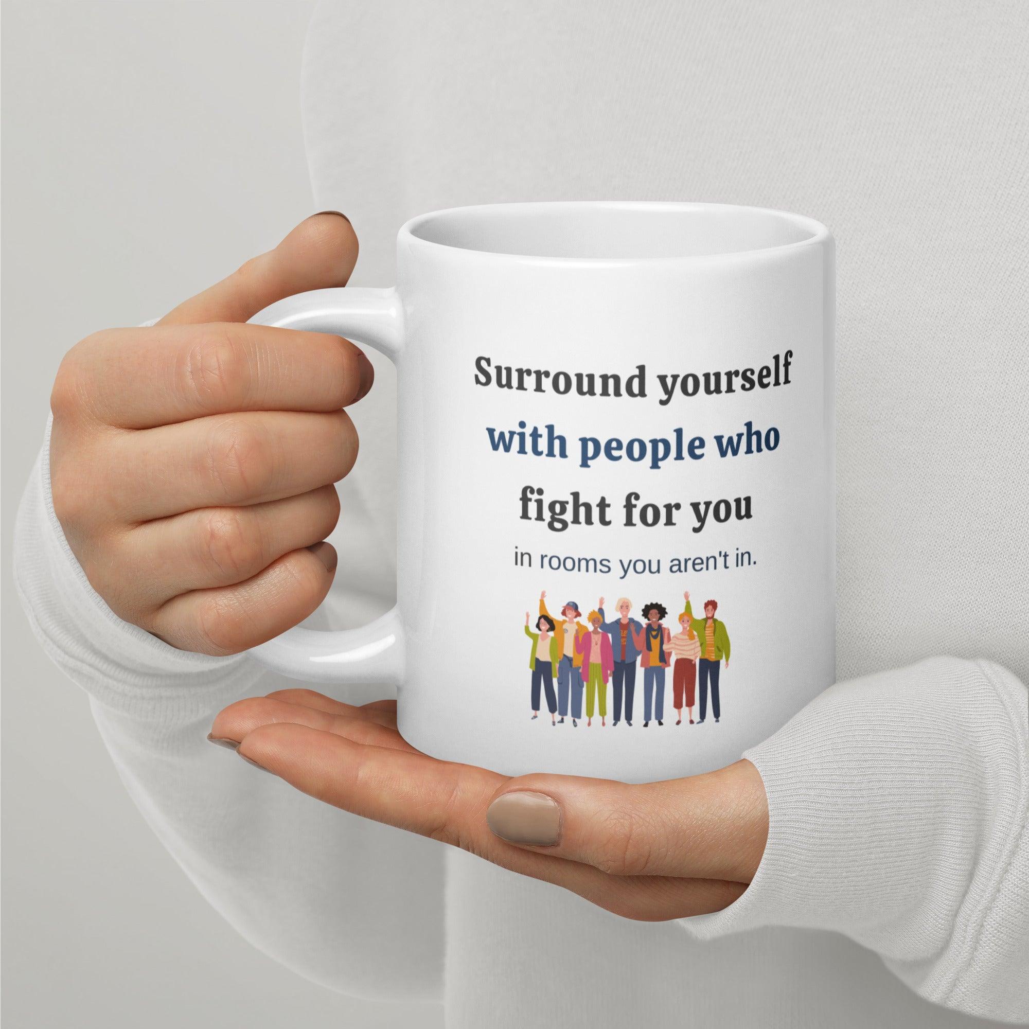 Support Circle Message Mug - Inspire Cups