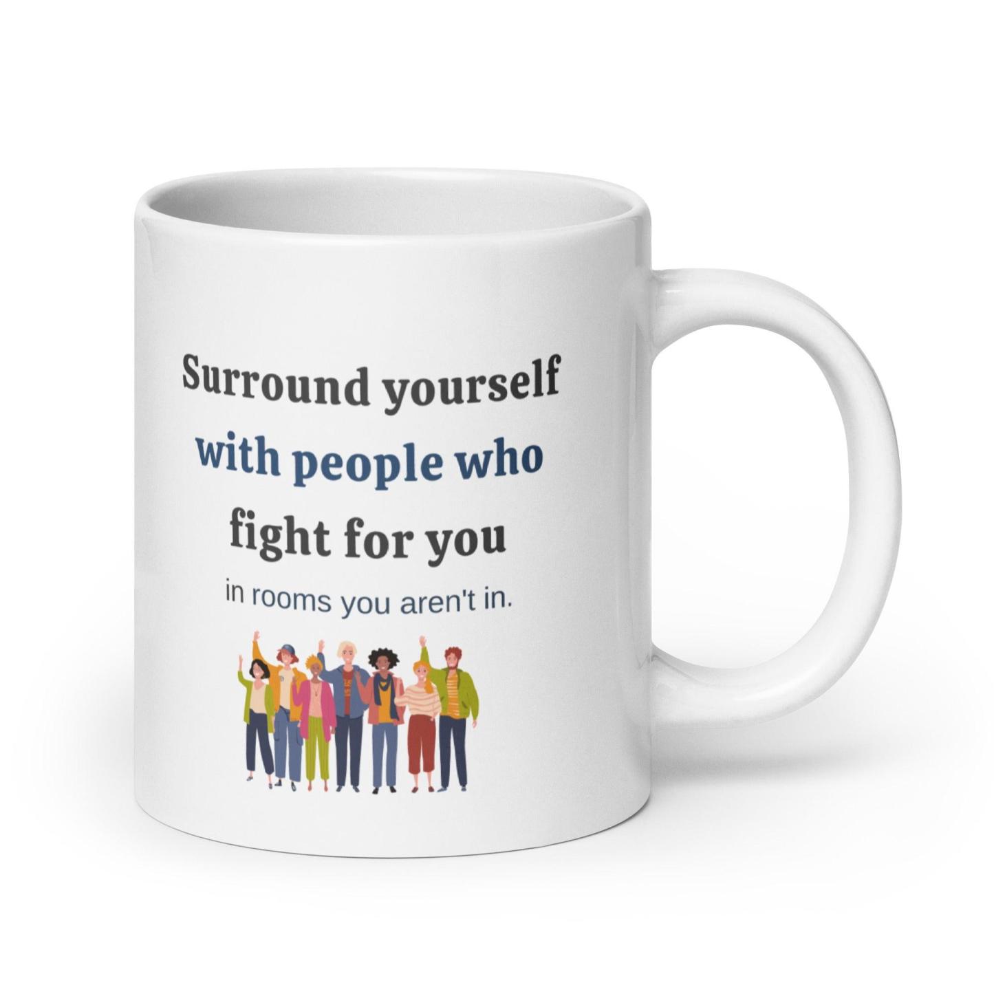Support Circle Message Mug - Inspire Cups