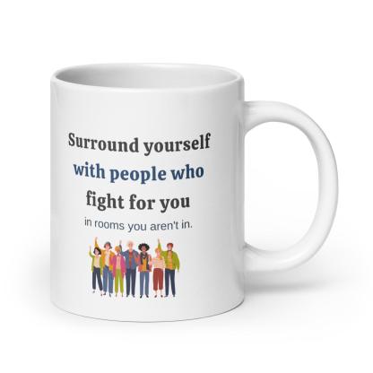Support Circle Message Mug - Inspire Cups