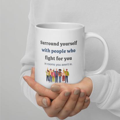 Support Circle Message Mug - Inspire Cups