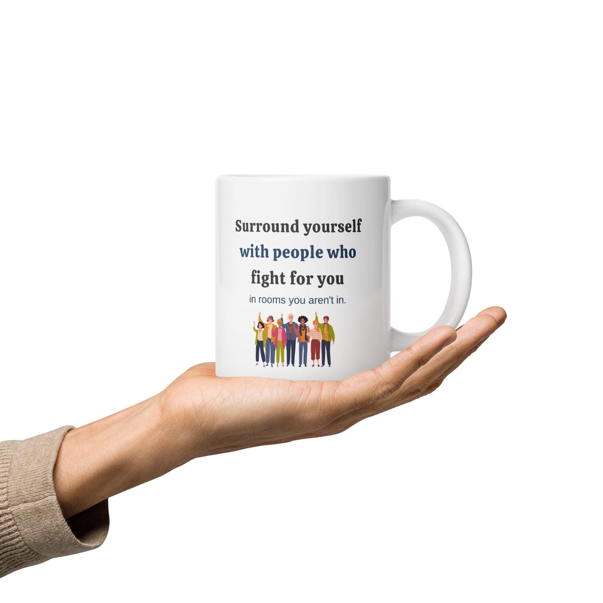 Support Circle Message Mug - Inspire Cups