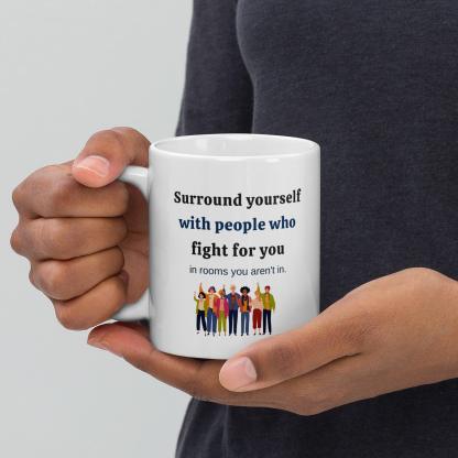 Support Circle Message Mug - Inspire Cups