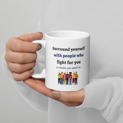 Support Circle Message Mug - Inspire Cups