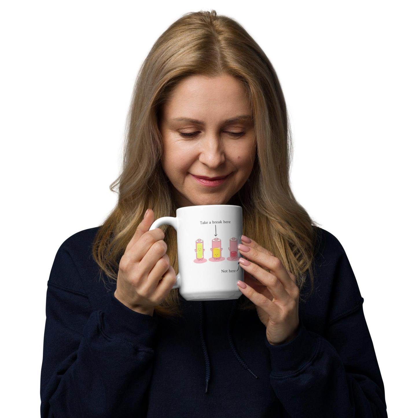 Take A Break Mug – Mindful Ceramic Gift for Daily Relaxation - Inspire Cups