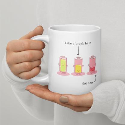 Take A Break Mug – Mindful Ceramic Gift for Daily Relaxation - Inspire Cups