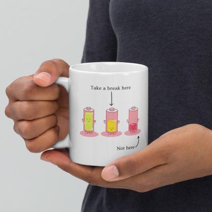 Take A Break Mug – Mindful Ceramic Gift for Daily Relaxation - Inspire Cups