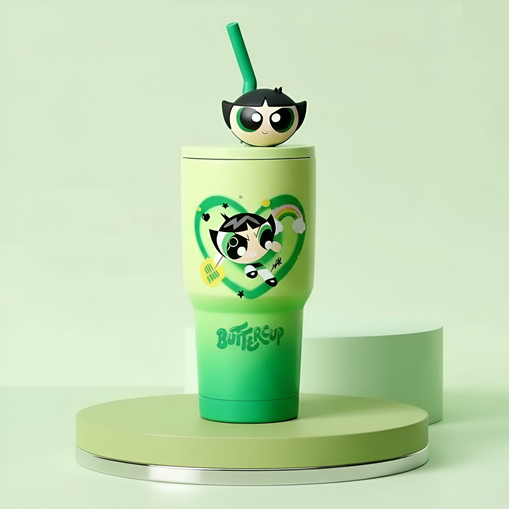 The Powerpuff Girls Blossom Pink Stainless Steel Tumbler