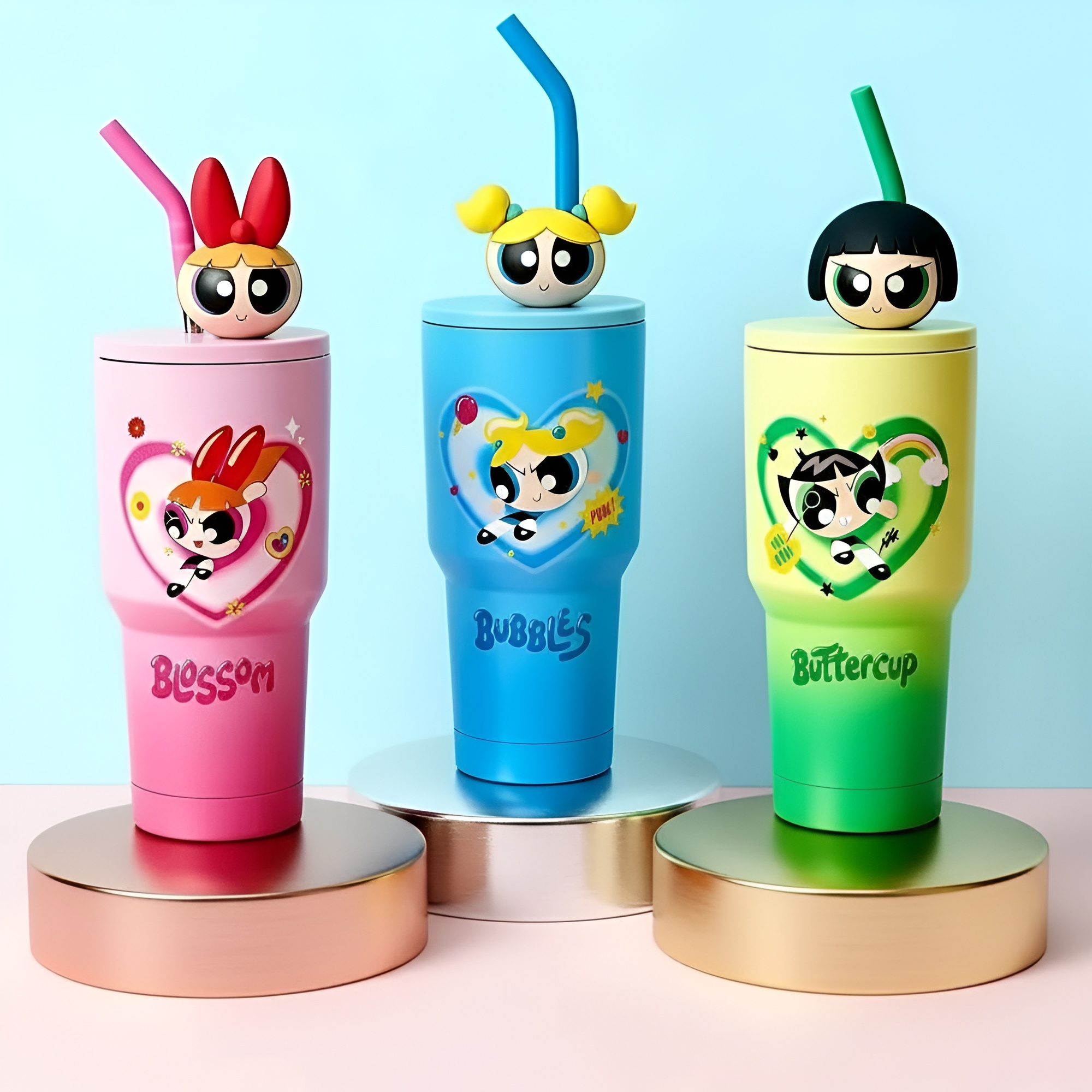 The Powerpuff Girls Blossom Pink Stainless Steel TumblerThe Powerpuff Girls Blossom Pink Stainless Steel Tumbler - Image 10
