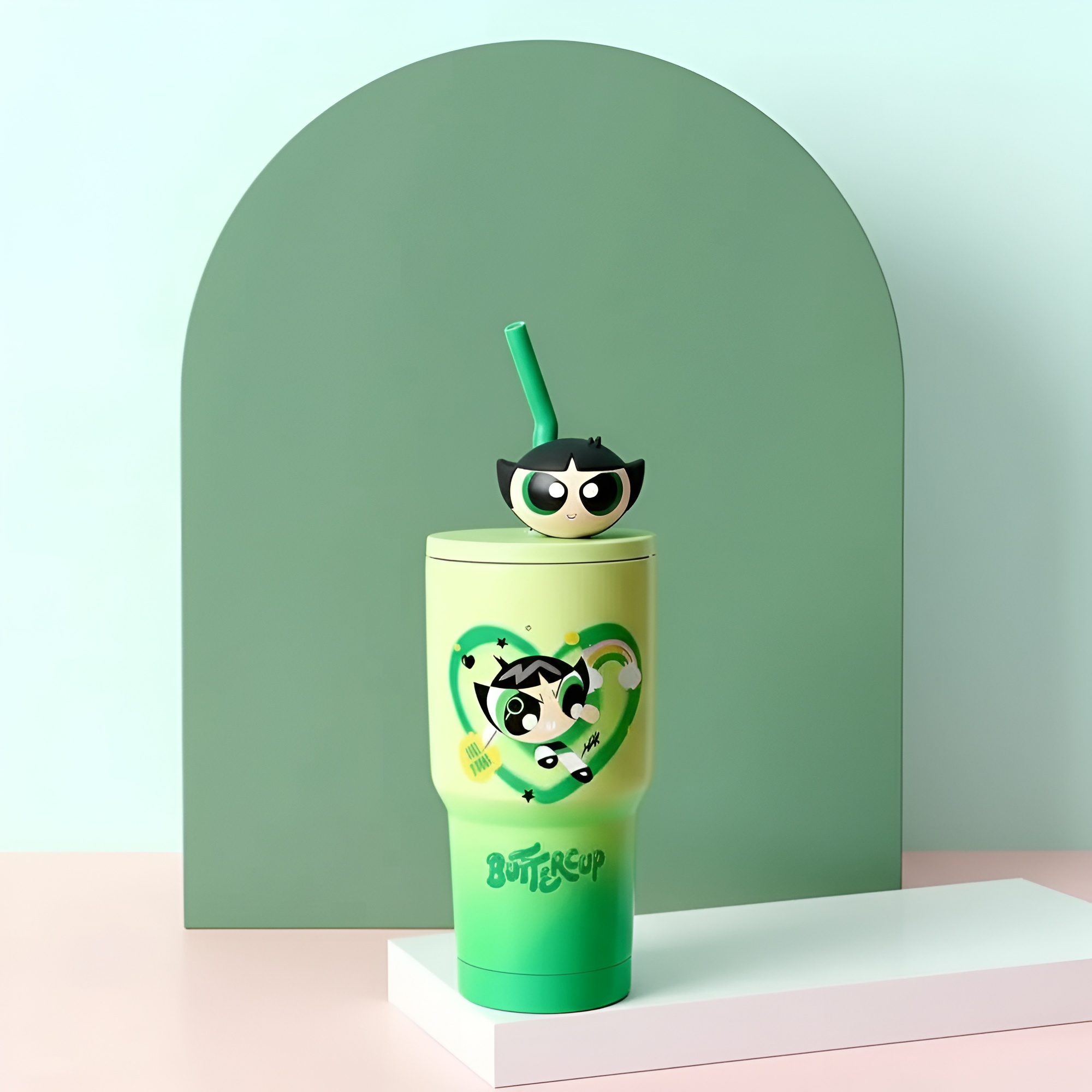 The Powerpuff Girls Blossom Pink Stainless Steel TumblerThe Powerpuff Girls Blossom Pink Stainless Steel Tumbler - Image 8