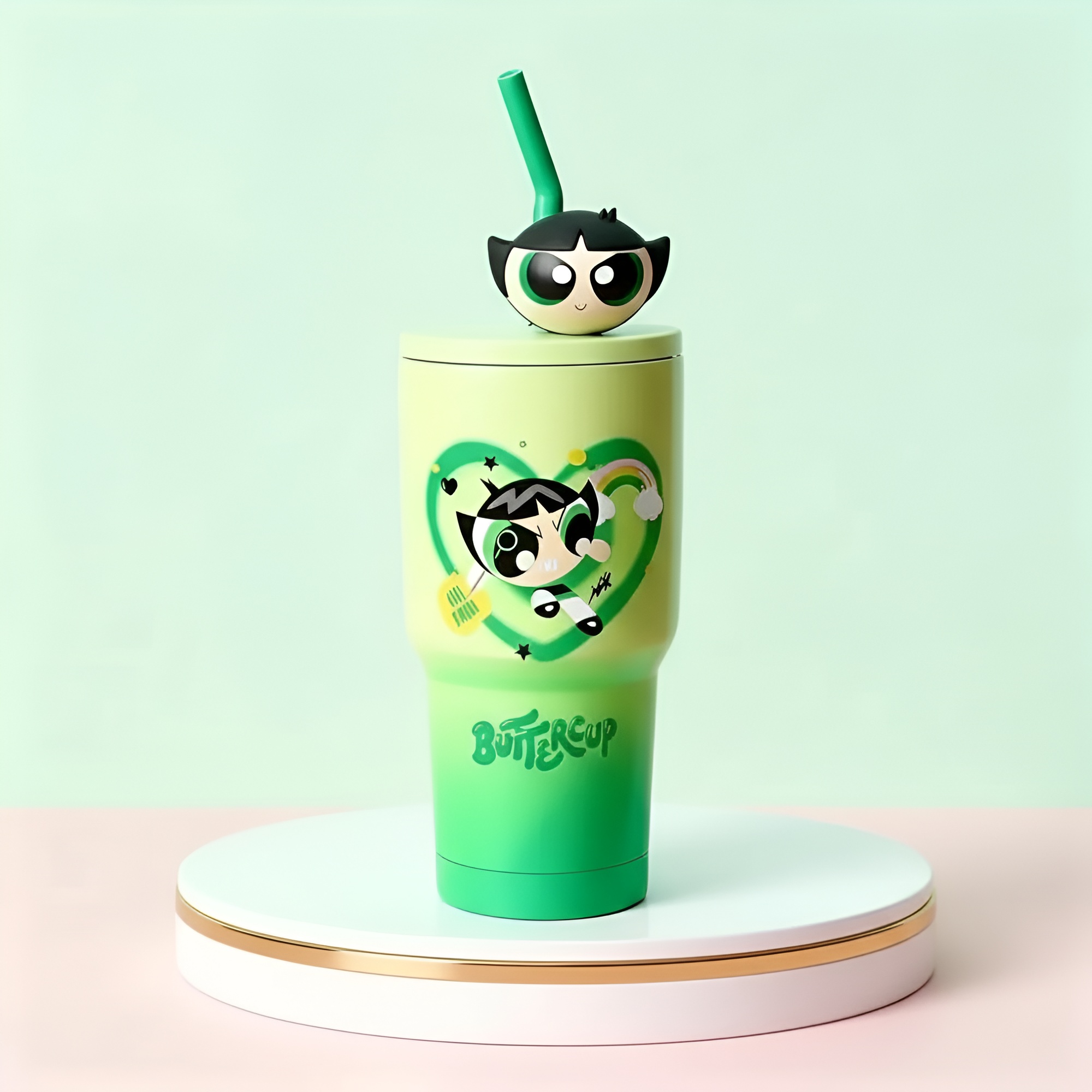 The Powerpuff Girls Blossom Pink Stainless Steel TumblerThe Powerpuff Girls Blossom Pink Stainless Steel Tumbler - Image 5