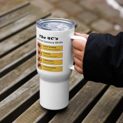 21st Century Skills Mug – 4Cs Educational Travel Cup - Inspire Cups