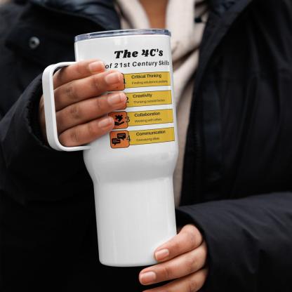 21st Century Skills Mug – 4Cs Educational Travel Cup - Inspire Cups