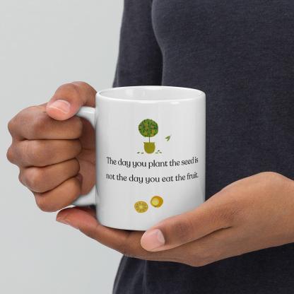 Delayed Gratification Quote Mug - Inspire Cups