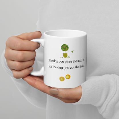 Delayed Gratification Quote Mug - Inspire Cups