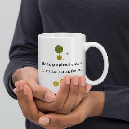 Delayed Gratification Quote Mug - Inspire Cups