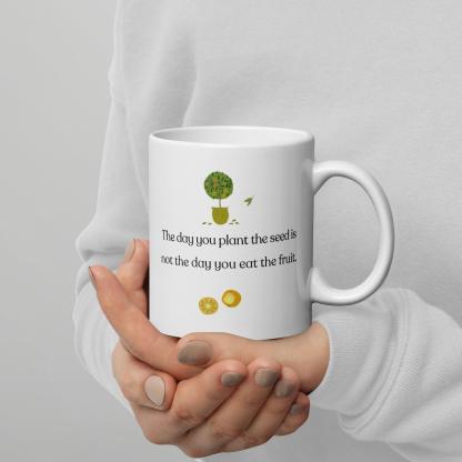 Delayed Gratification Quote Mug - Inspire Cups