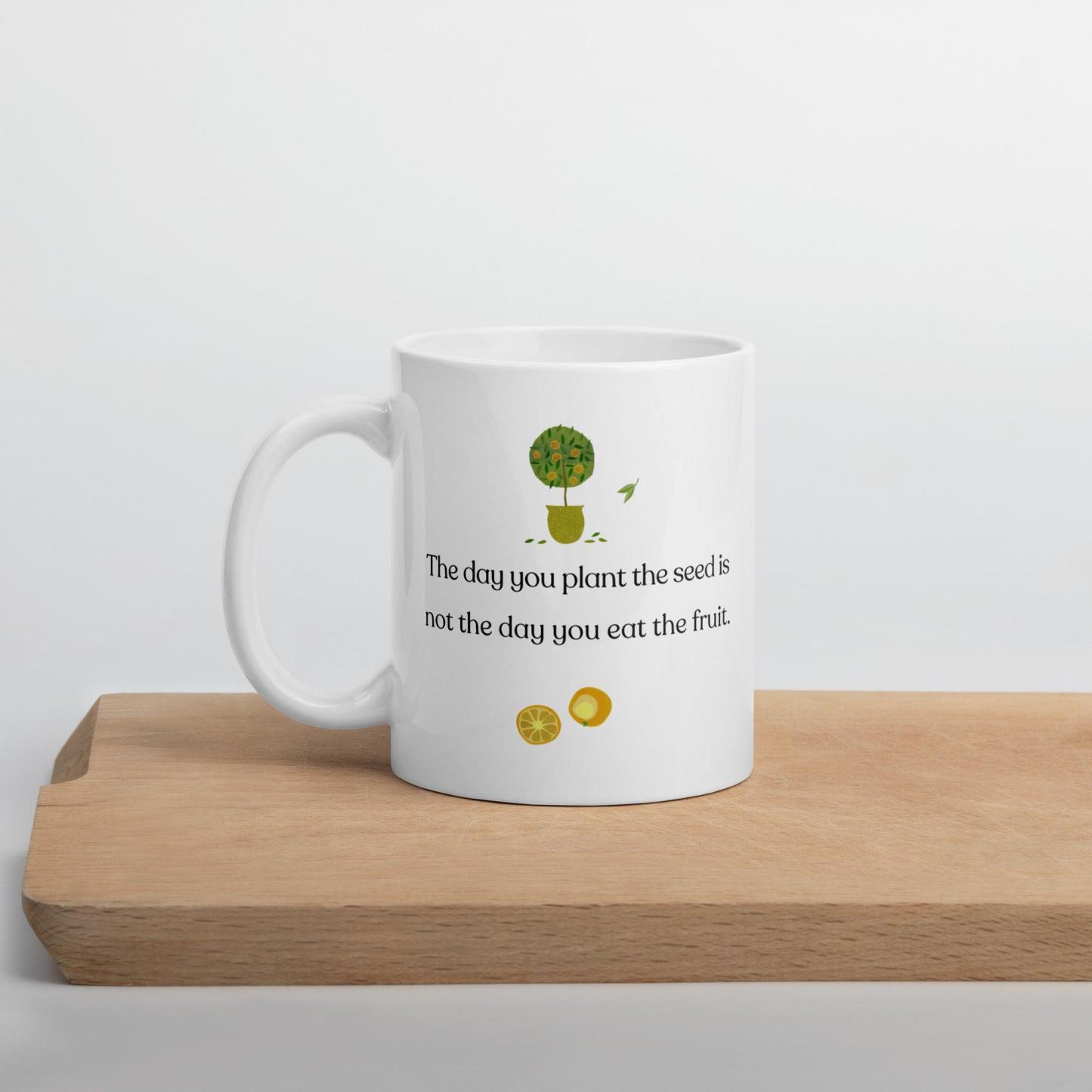 Delayed Gratification Quote Mug - Inspire Cups