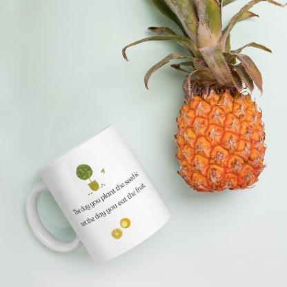 Delayed Gratification Quote Mug - Inspire Cups