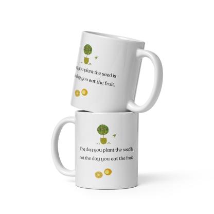 Delayed Gratification Quote Mug - Inspire Cups