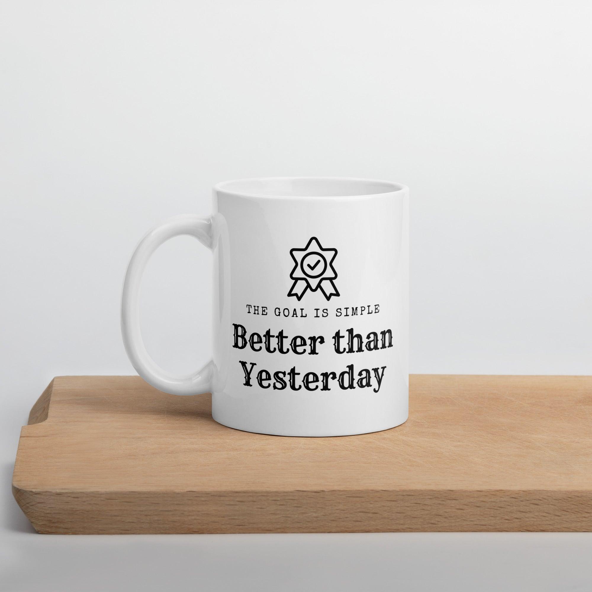 Daily Progress Coffee Mug - Inspire Cups