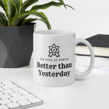 Daily Progress Coffee Mug - Inspire Cups