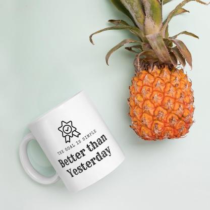 Daily Progress Coffee Mug - Inspire Cups