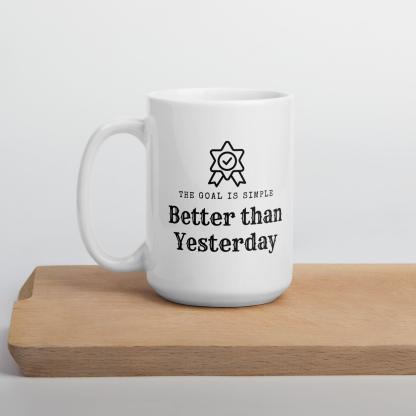 Daily Progress Coffee Mug - Inspire Cups