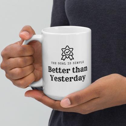 Daily Progress Coffee Mug - Inspire Cups