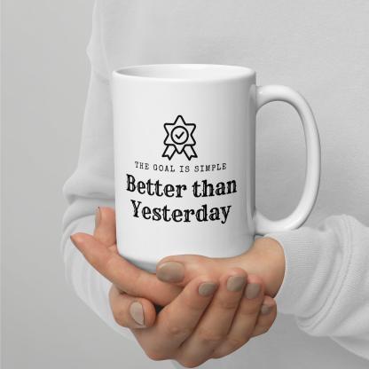 Daily Progress Coffee Mug - Inspire Cups