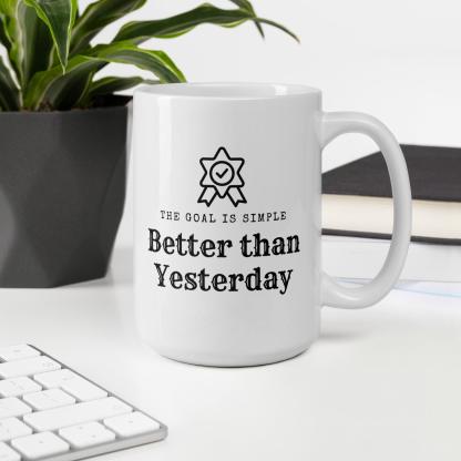 Daily Progress Coffee Mug - Inspire Cups