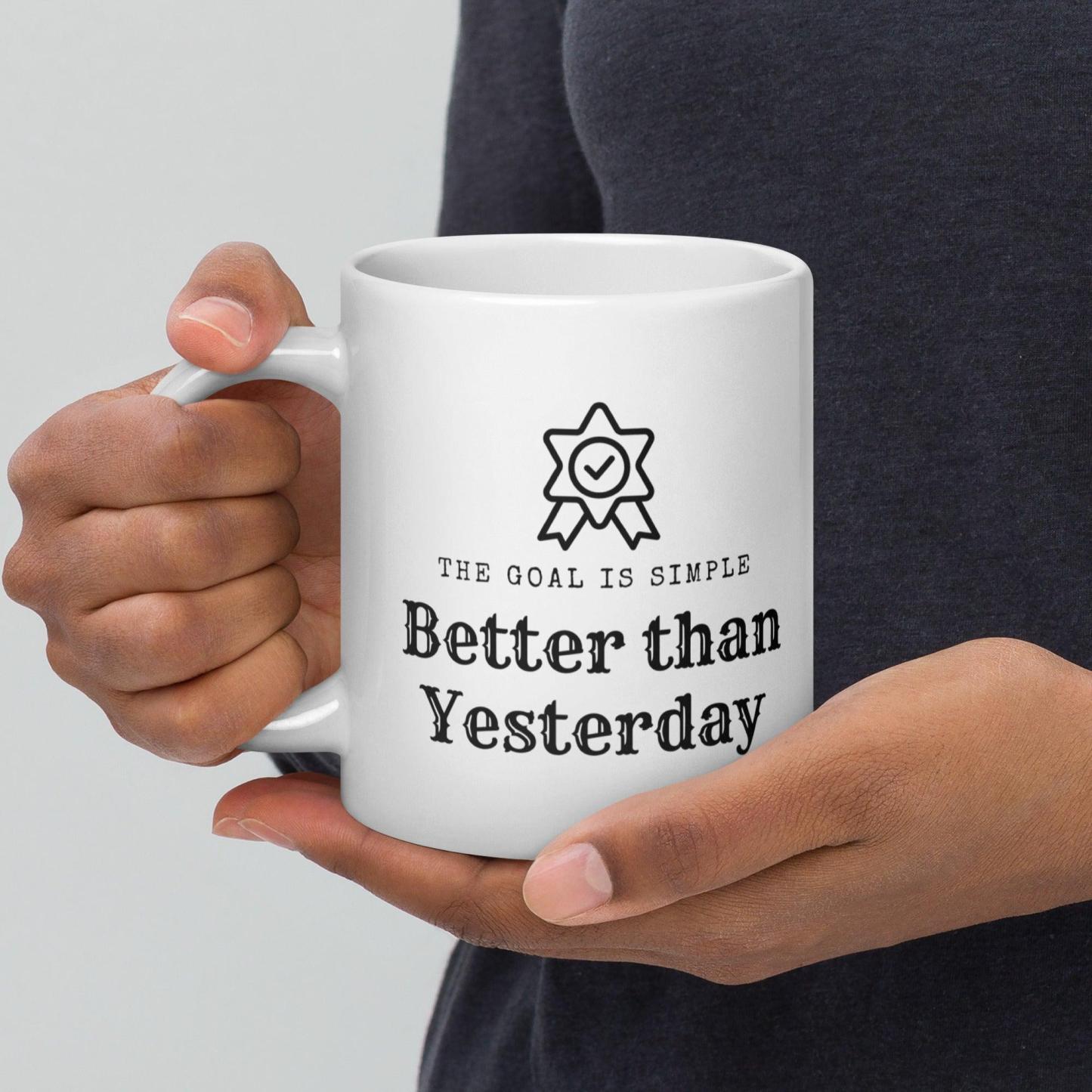 Daily Progress Coffee Mug - Inspire Cups