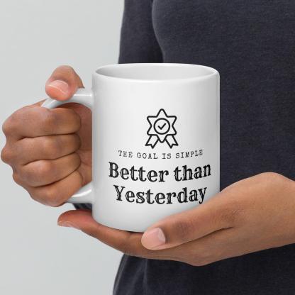 Daily Progress Coffee Mug - Inspire Cups