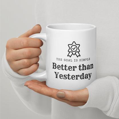 Daily Progress Coffee Mug - Inspire Cups