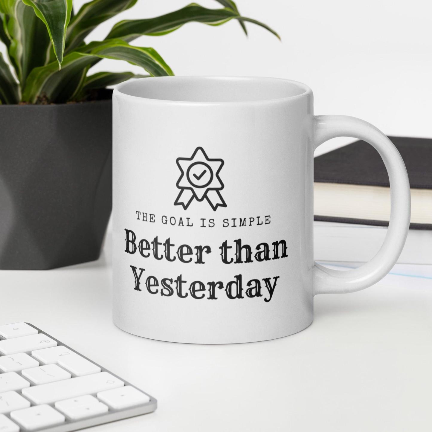 Daily Progress Coffee Mug - Inspire Cups