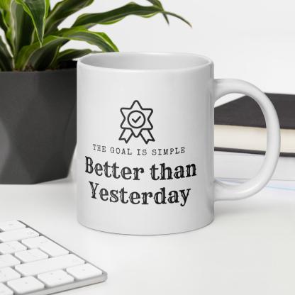 Daily Progress Coffee Mug - Inspire Cups