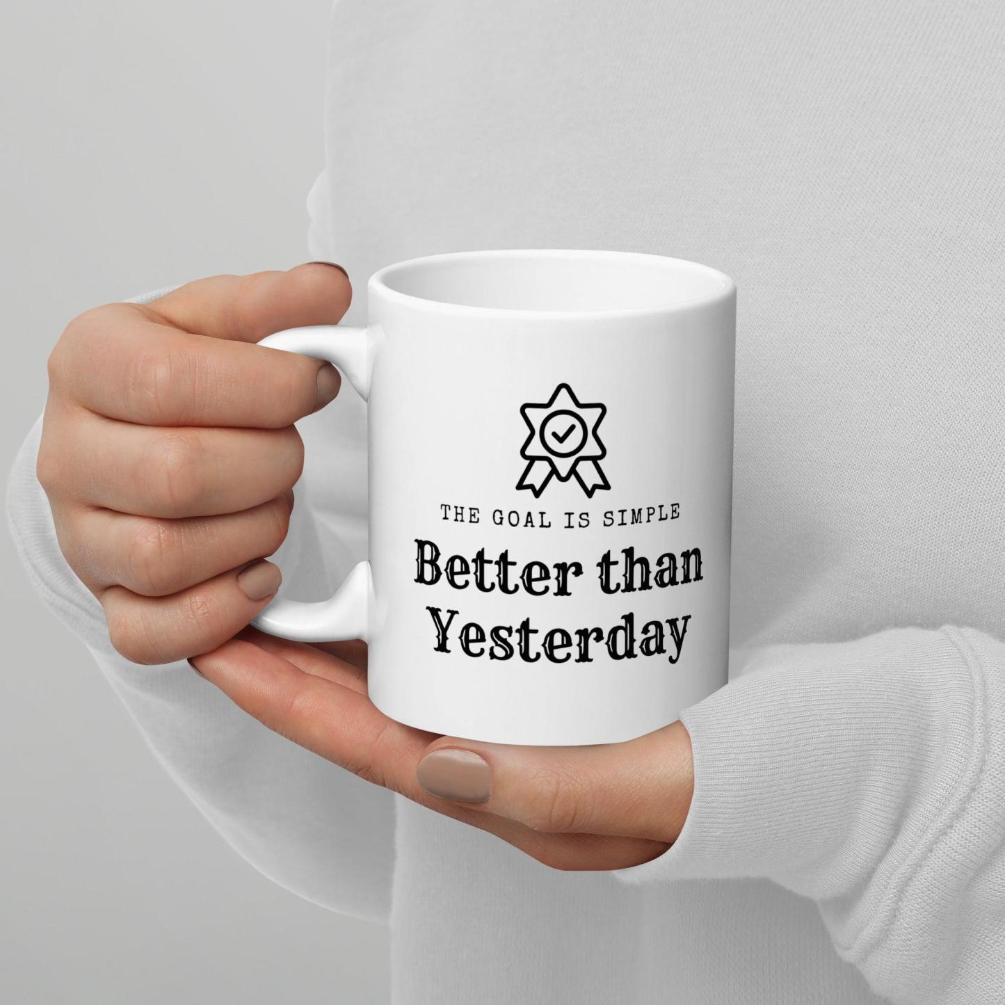 Daily Progress Coffee Mug - Inspire Cups
