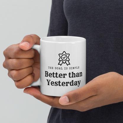 Daily Progress Coffee Mug - Inspire Cups