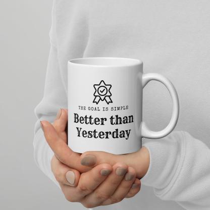 Daily Progress Coffee Mug - Inspire Cups