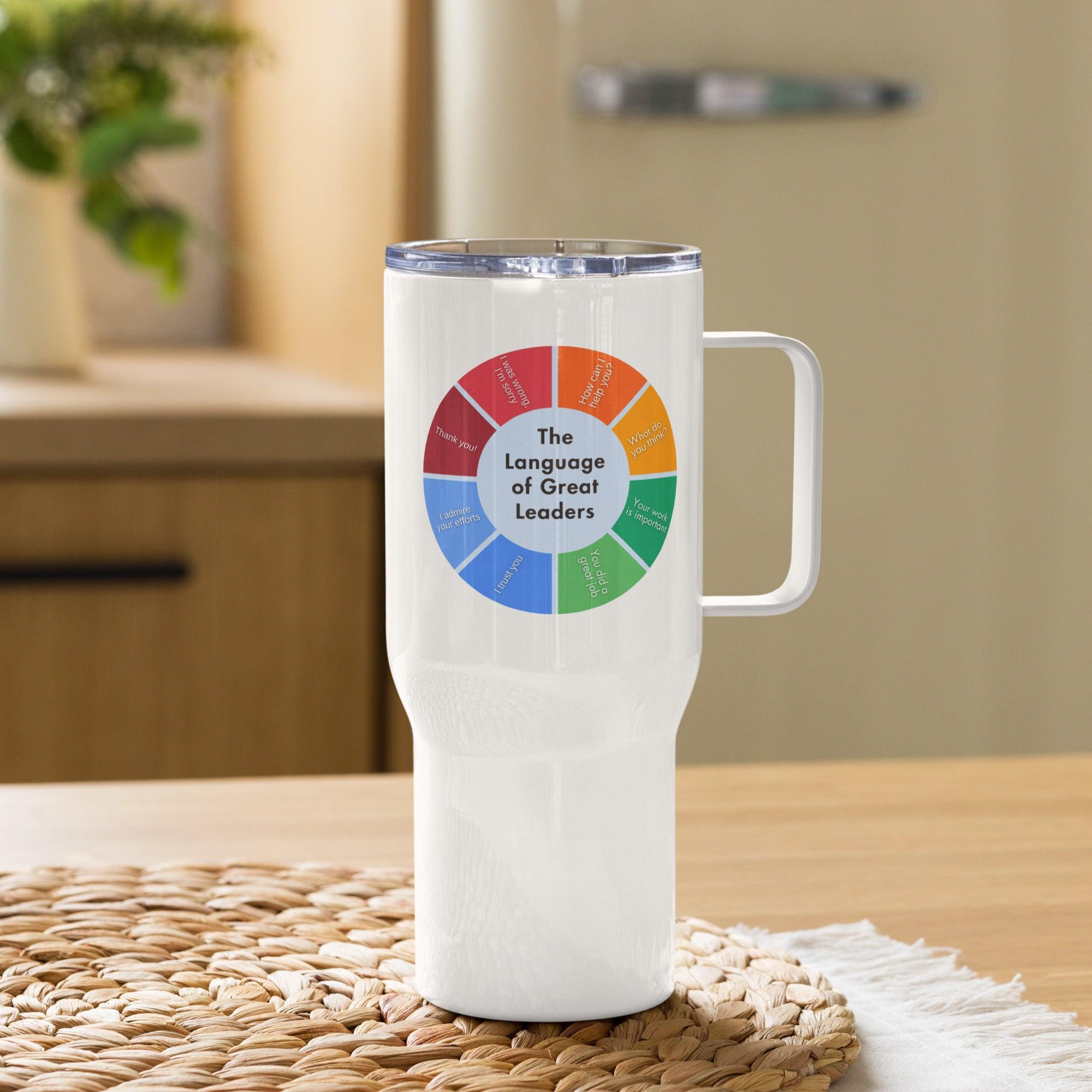 Great Leaders Printed Travel Mugs With Stainless Steel Body - Inspire Cups
