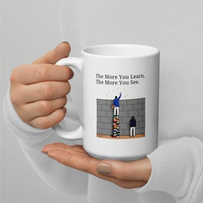 Lifelong learning ceramic mug - Inspire Cups
