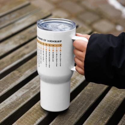Leadership Quote Mug – Printed Travel Cup for Motivated Professionals - Inspire Cups