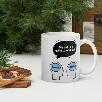 Growth vs Comfort Mug - Inspire Cups