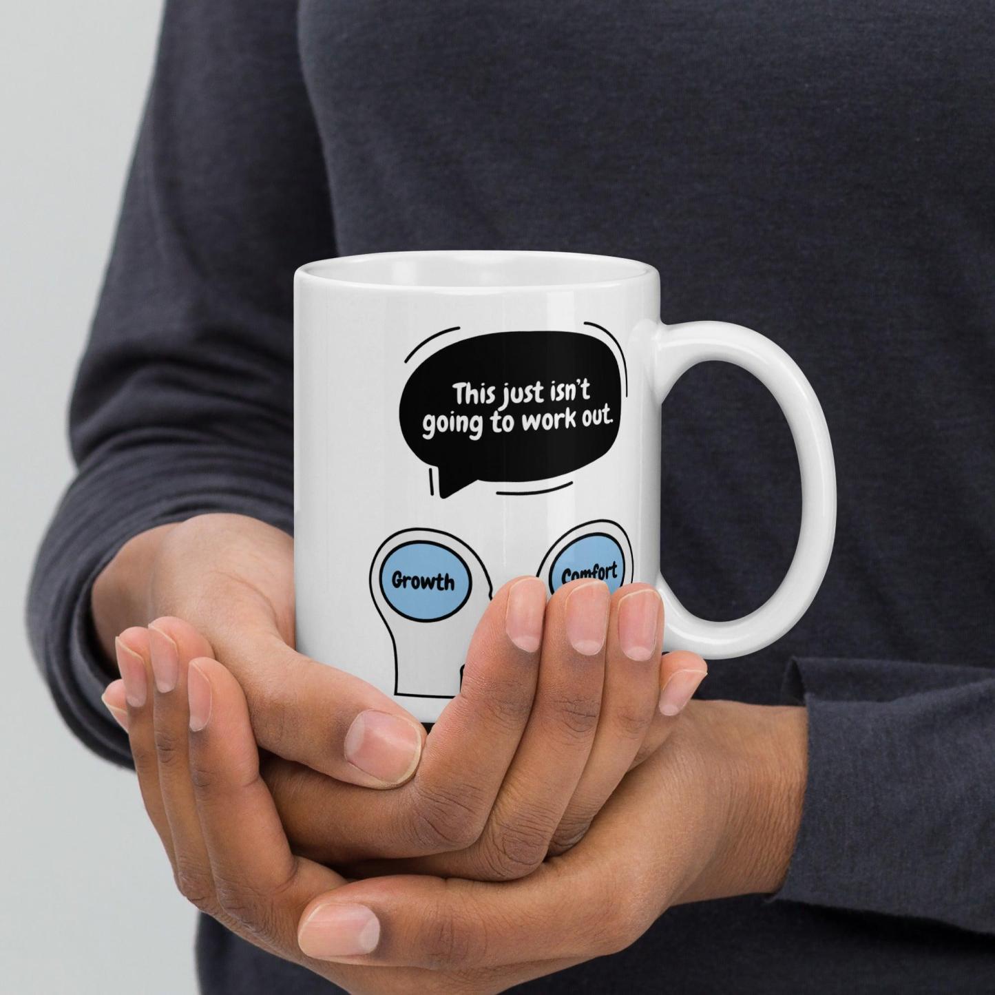 Growth vs Comfort Mug - Inspire Cups
