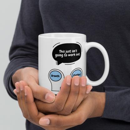 Growth vs Comfort Mug - Inspire Cups