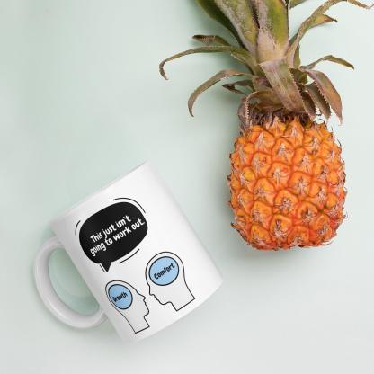 Growth vs Comfort Mug - Inspire Cups