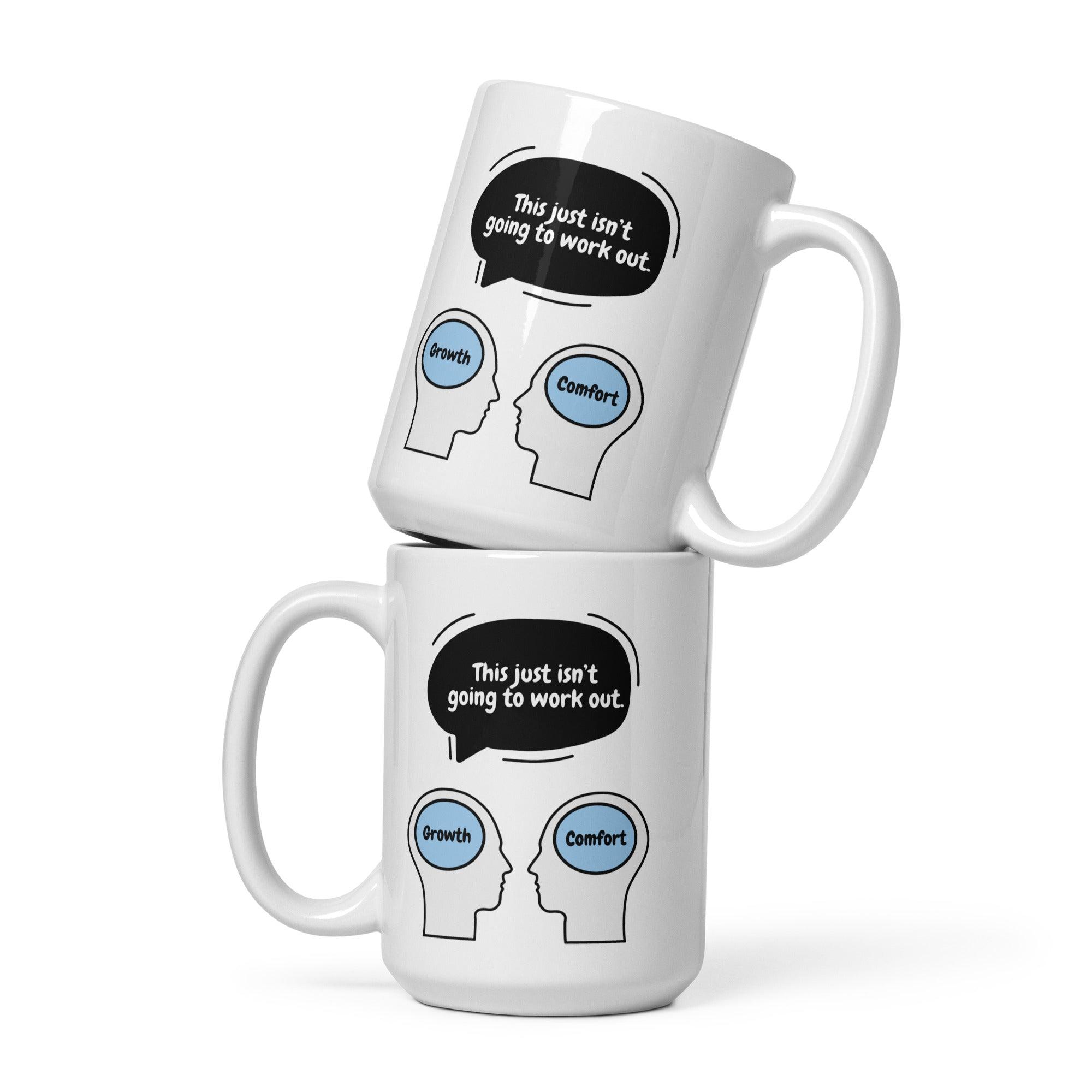 Growth vs Comfort Mug - Inspire Cups