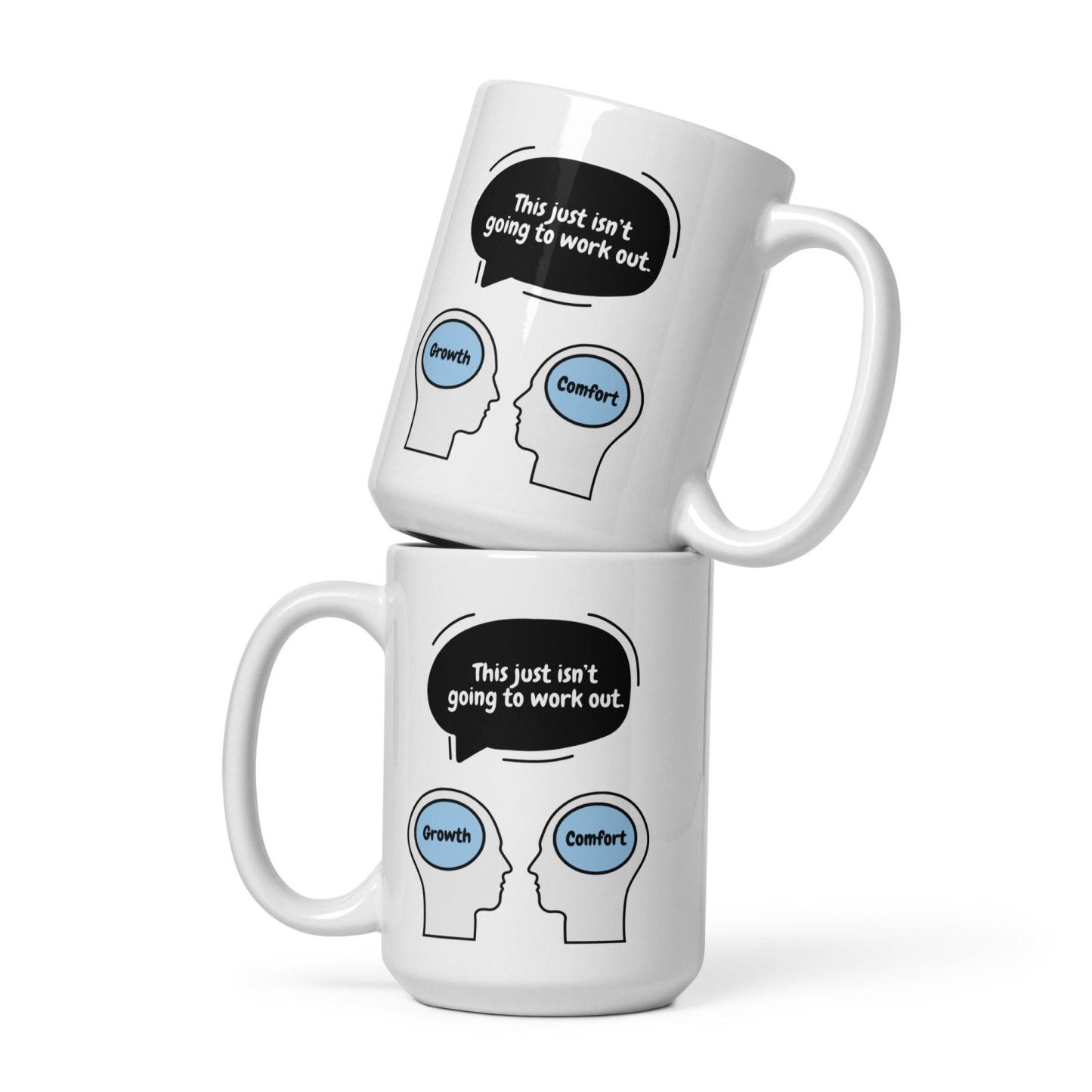 Growth vs Comfort Mug - Inspire Cups