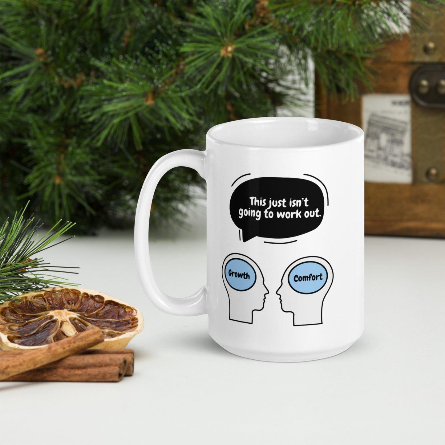 Growth vs Comfort Mug - Inspire Cups