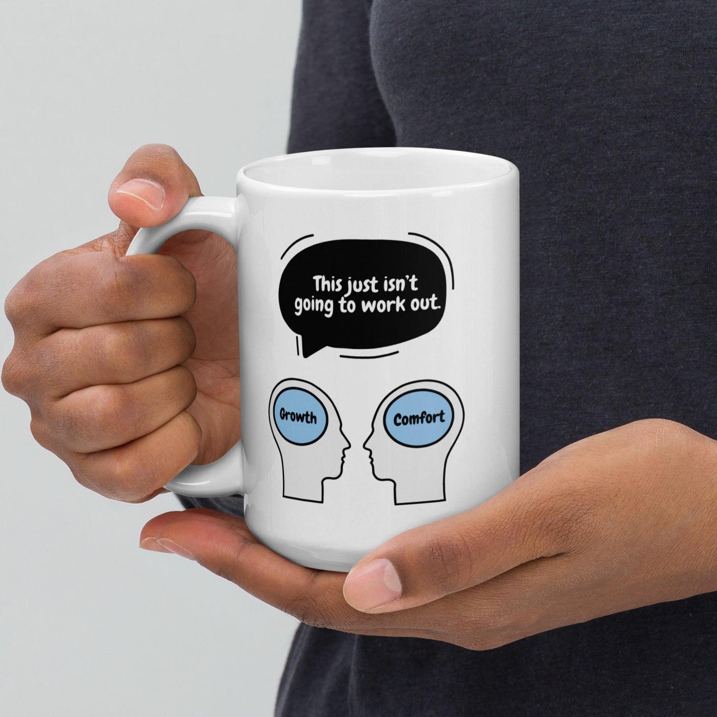 Growth vs Comfort Mug - Inspire Cups